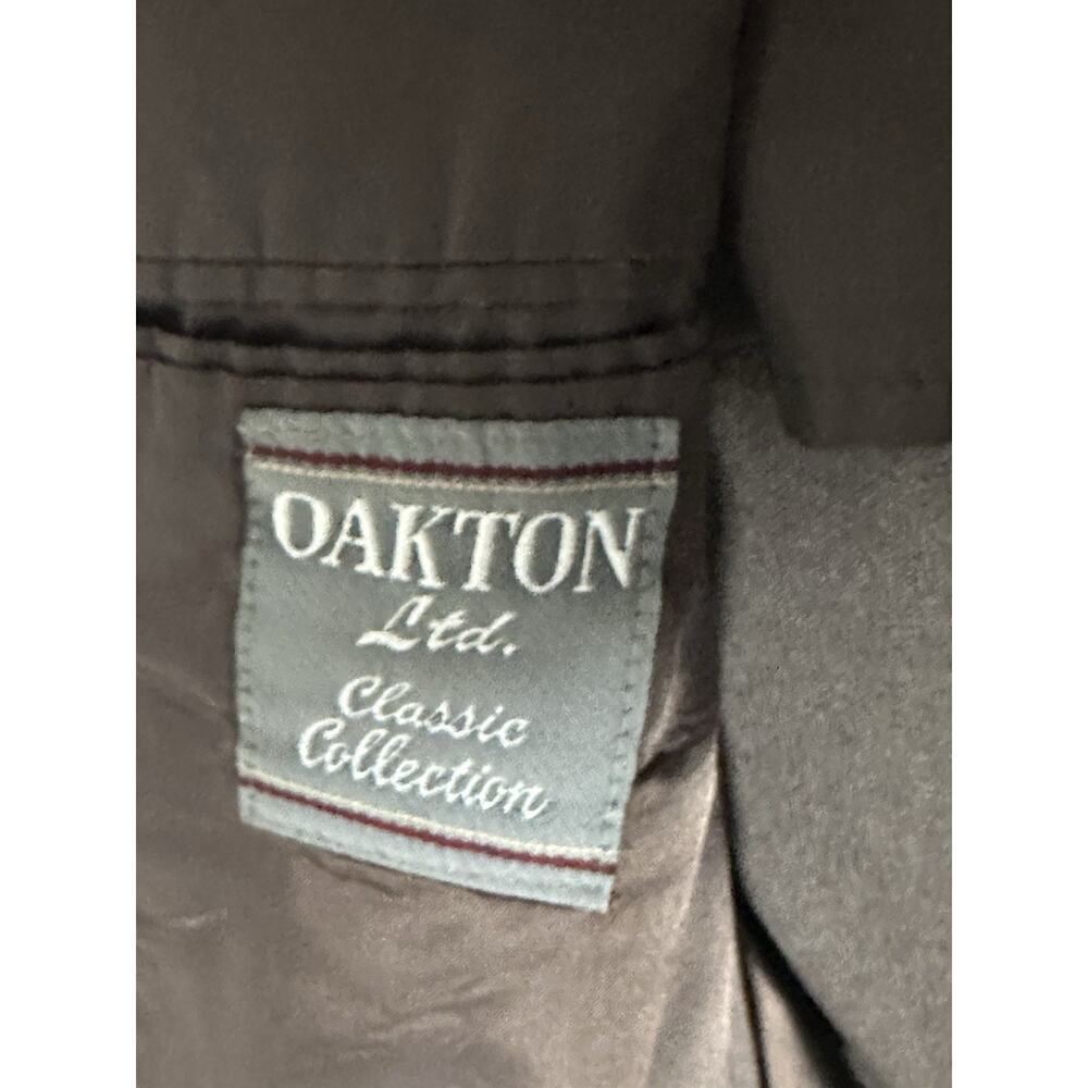Oakton Ltd Mens Wool Tweed Blazer Sport Coat Jacket, 42L - Picture 7 of 8